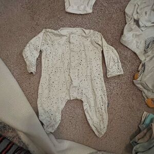 Magnetic Me Cream Speckled starry night Footie